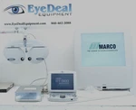 Marco Nidek RT-5100 Automated Phoropter W/ SC1600 Acuity Chart Rod Card Holder. Fixed Price $11995.00.