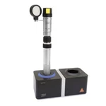 Heine Hsl 150 Hand-held Slit Lamp Set With Rechargeable Handle Table Carrier. Fixed Price $1827.79.