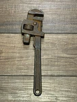 Vintage Western Auto Supply Co 10" Pipe Wrench Adjustable Plumbing Tool. Fixed Price $9.95.