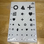 Graham Field Products Eye Charts For Illuminated Test Cabinet 2867 1263 Snellen. Fixed Price $14.99.