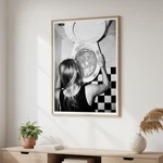 Trendy After The Disco Party Framed Wall. Fixed Price $17.99.