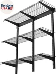3-TIER Heavy Duty Wall Garage Shelving, 1 X Ft Steel Mounted Uni. Fixed Price $83.57.