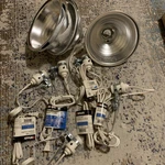 Woods Clamp Light With Aluminum Reflector 150W 6 Foot Cord 1.8 Meters Pets. Fixed Price $9.97.