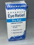 Sealed Bausch Advanced Dry Eye Relief Drops Sterile 0.5 Fl Oz, Damaged Box. Fixed Price $14.45.