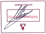 Isaac Heeney Signed Sydney Swans Card. Afl Football. 3X Australian. Gulden. Fixed Price $50.74.