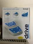 Drive Medical RTL12068 One Portable Stackable Bath Step W Slip Resistant Surface. Fixed Price $44.99.