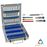 Alcon Grieshaber Ophthalmic Instrument Set W/ Handles Tips Tray Case. Fixed Price $349.99.