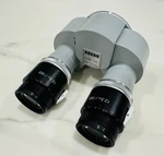 Zeiss F 170 T* Opmi Surgical Microscope Binocular Head & 12.5X/18B Eyepieces. Fixed Price $399.00.