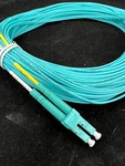OM3 Lc To Fiber Optic Patch Cable Multimode Duplex Aqua 50/125 Various Sizes. Fixed Price $9.75.
