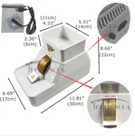 Optical Hand Edger Manual Lens Grinder Single Grinding Wheel Premium Glass 110V. Fixed Price $156.40.