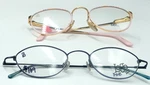 Logo Eyeglasses Womens 48-20-125 Gold Pink Or 46-19-135 Grey New Paris. Fixed Price $59.99.