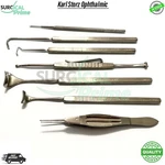 Set Of 7 Karl Storz Ophthalmic Surgical Instruments. Fixed Price $122.00.