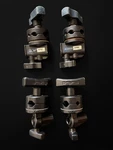 Set Of 4 Grip Heads 2.5" - (2) Avenger D200B & Mse Style Black. Fixed Price $140.00.